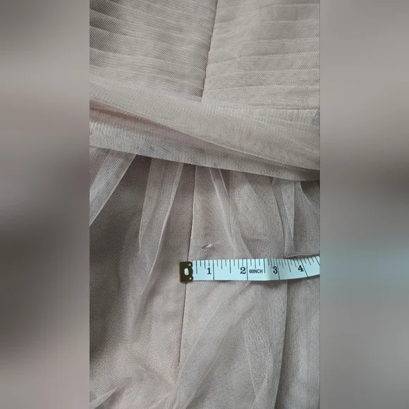 NWT Marina Tulle Cocktail Formal Dress Size 12 - Picture 12 of 16